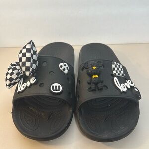 Crocs women’s size 10 men’s size 11 costume Love ❤️ inspired, like new!